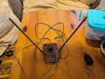 Vintage Antenna Tv Silvertone Uhf Vhf Dual Control Switch Rabbit Ears Fallout. Fixed Price $21.00.
