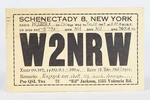 1949 Amateur Ham Radio Qsl Card Schenectady New York W2NRW Ed Jackson. Fixed Price $8.37.