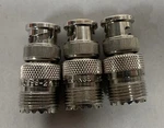 Lot Of "3" Kings KC-99-27 Uhf Bnc Adapter Connector (A6). Fixed Price $22.95.