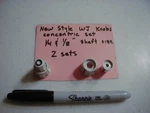 White Watkins Johnson Concentric Knob Sets 2 Ea. Nos. Fixed Price $9.75.