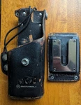 Vintage Nycpd Stamped Leather Motorola Radio Case Holder And Belt Loop Nypd!. Fixed Price $64.99.