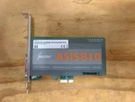 Audioscience ASI5810 Pcie Lp Broadcast Sound Card Aes Digital & Balanced Analog. Fixed Price $449.99.
