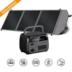 500W Rate Power Station 600W Peak 345WH LIFEPO4 Battery 95W Panel For Camping Rv. Fixed Price $269.00.