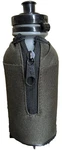 Great Gift!! Army Green Flip Top Water Bottle Zipper For Convenience 20 Oz. Fixed Price $8.00.