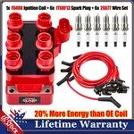 FD488 Ignition Coil & Spark Plugs Wire 1998-00 Ford F-150 E-150 E-250 4.2L. Fixed Price $58.99.