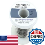Chip Quik SMD3SW.020 8OZ Solder Wire 62/36/2 Tin/lead/silver No-clean 1/2LB. Fixed Price $113.23.