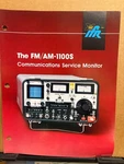 Vtg Ifr Systems Brochure Fm Am 1100S Communications Service Monitor Radio. Fixed Price $19.98.