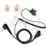 Hys Surveillance 1 Wire Headset Acoustic Tube Earpiece W/ear Tip Black&clear. Fixed Price $29.91.