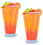 O2COOL Boca Beach Towel Clips, Carribean Cocktail 1-PACK,. Fixed Price $22.99.