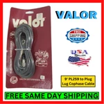 PL-259 Connector 9' Co-phase Coaxial Harness Plug-lug Cable Cb Radio Valor. Fixed Price $13.95.