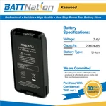 2000MAH Kenwood KNB-57L 7.4V Li-ion Battery For TK-2140 TK-3148 TK-2360 NX-220. Fixed Price $32.59.