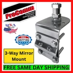 Procomm JBC995SS 3-WAY Mirror Mount W/ Heavy Duty SO239 Stud For Antenna Truck. Fixed Price $16.95.