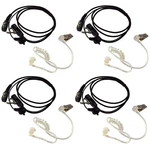 4X Hands Free Headsets W/acoustic Tube Earpiece & Ptt Mic For Yaesu Series Radio. Fixed Price $35.95.