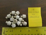 12 Pieces Ceramic Insulator CAS-61365 High Voltage Tube Electronics Unmarked. Fixed Price $11.95.