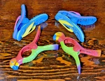 O2COOL Boca Clips Pack Parrot & Sandals Style Beach Towel BCP04. Fixed Price $14.99.