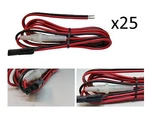 Lot Of 25 Workman CB-3A Cb,ham Radio Pin Power Cord Cobra, Galaxy, Uniden. Fixed Price $119.00.