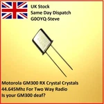 Motorola GM300 Rx Crystals 44.645MHZ For GM-300 Two Way Radio. Fixed Price $7.21.