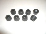 Budwig TF8T-T 8PC Black Rubber Radio Cabinet Case Feet Bumpers For Drake. Fixed Price $13.95.