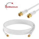 RG6 Dual Shield Coax Cable White Tv Antenna Satellite 3FT-100FT Multi-pack Lot. Fixed Price $32.29.