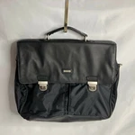 American Leathersmith Executive Travel Case Black + Nylon Messenger/pc. Fixed Price $30.00.