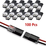 100PCS 2-PIN 2-WAY Led Wire Connectors Locking Plug Cable Terminals. Fixed Price $12.97.