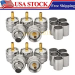 2-20PCS Uhf PL259 Male Crimp Type Coax Adapter Connector For RG8/RG213/LMR400. Fixed Price $15.98.