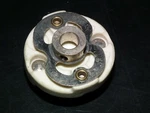 Nos Ceramic Isolated 1/4" Flexible Shaft Coupler Hammarlund Collins Heathkit. Fixed Price $11.50.