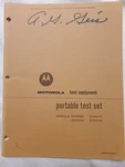Motorola S1056A Portable Test Set 68P81011A01 Issue-e Instruction Manual 1966. Fixed Price $24.99.