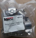 New Miroc Stackable Snap-in Hangers For 1-5/8" Coaxial Cable SSH158 Kit Of 10. Fixed Price $19.99.