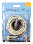 9' Cb Antenna MINI-8 Coax Silver Cable W/PL-259 Connectors By Truckspec. Fixed Price $12.99.