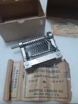 National Radio Receiving Condenser Straight Line Frequency 125 Mmf. Fixed Price $37.00.