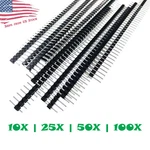 40-PIN Male Header 0.1" 2.54MM Breadboard Pcb Strip Connectors 10/25/50/100PCS. Fixed Price $8.89.