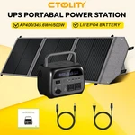600W Peak 500W Rate Power Station LIFEPO4 Battery For CAMPING,100W Solar Panel. Fixed Price $289.00.
