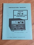 R.l. Drake TC-6 (6M) Transmitting Converter Instruction Manual Original. Fixed Price $22.99.