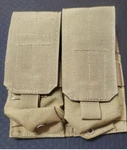 Blackhawk Pouches 5.56 Tan Molle Gear Gen 4 Double Magazine. Fixed Price $19.00.