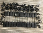 Lot Of Motorola Walkie Talkie VX-261 G7-5 2-WAY Radios Chargers 12 Headsets. Fixed Price $800.00.