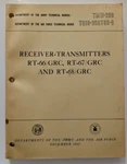Tm 11-289 Receiver-transmitters RT-66/GRC, RT-67/GRC, RT-68/GRC (1953). Fixed Price $15.00.