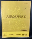 Vintage Heathkit Assembly Manual HD-19 Hybrid Phone Patch Original 1964. Fixed Price $20.00.