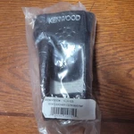 Kenwood KLH-123 Black Leather Radio Holster Holder For Belt CS/TK180/DTMF Snap. Fixed Price $23.00.