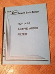 Rare! 1983 Heathkit HD-1418 Service Data Blue Book For Active Audio Filter. Fixed Price $70.00.