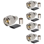 Pcs PL259 Male Crimp Coax Connector SO239 Uhf For RG8/RG8U/RG213/9913. Fixed Price $29.09.