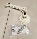 Hustler IC-100S-W 41" Magnet Mount Cb Antenna Kit With Spring White. Fixed Price $64.99.