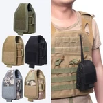 Tactical Molle Radio Pouch Interphone Holder Case Military Walkie Talkie Holster. Fixed Price $6.99.