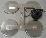 New Heavy Duty Quad Magnet Mount For Cb Ham Radio Antennas GW4501C. Fixed Price $95.99.