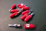 10 Each Vintage Hh Smith 455 Red Solderless Banana Male PLUG,15 Amps Kv.. Fixed Price $14.95.