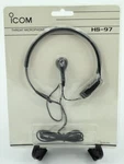 Icom HS-97 Waterproof Connector Throat Microphone New In Package. Fixed Price $49.99.