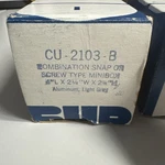 Bud Industries CU-2103-B / CU2103B (new) Lot Of (item #38). Fixed Price $20.00.