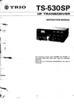 Kenwood TS-530-SP Transceiver Owners Instruction Manual. Fixed Price $22.24.