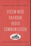 Chicago South Shore & Bend Rr System-wide Radio Communication Booklet 1949. Fixed Price $15.12.