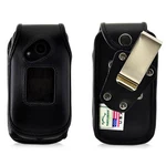 Turtleback Sonim XP3 Black Leather Fitted Phone Case Rotating Metal Belt Clip. Fixed Price $66.99.